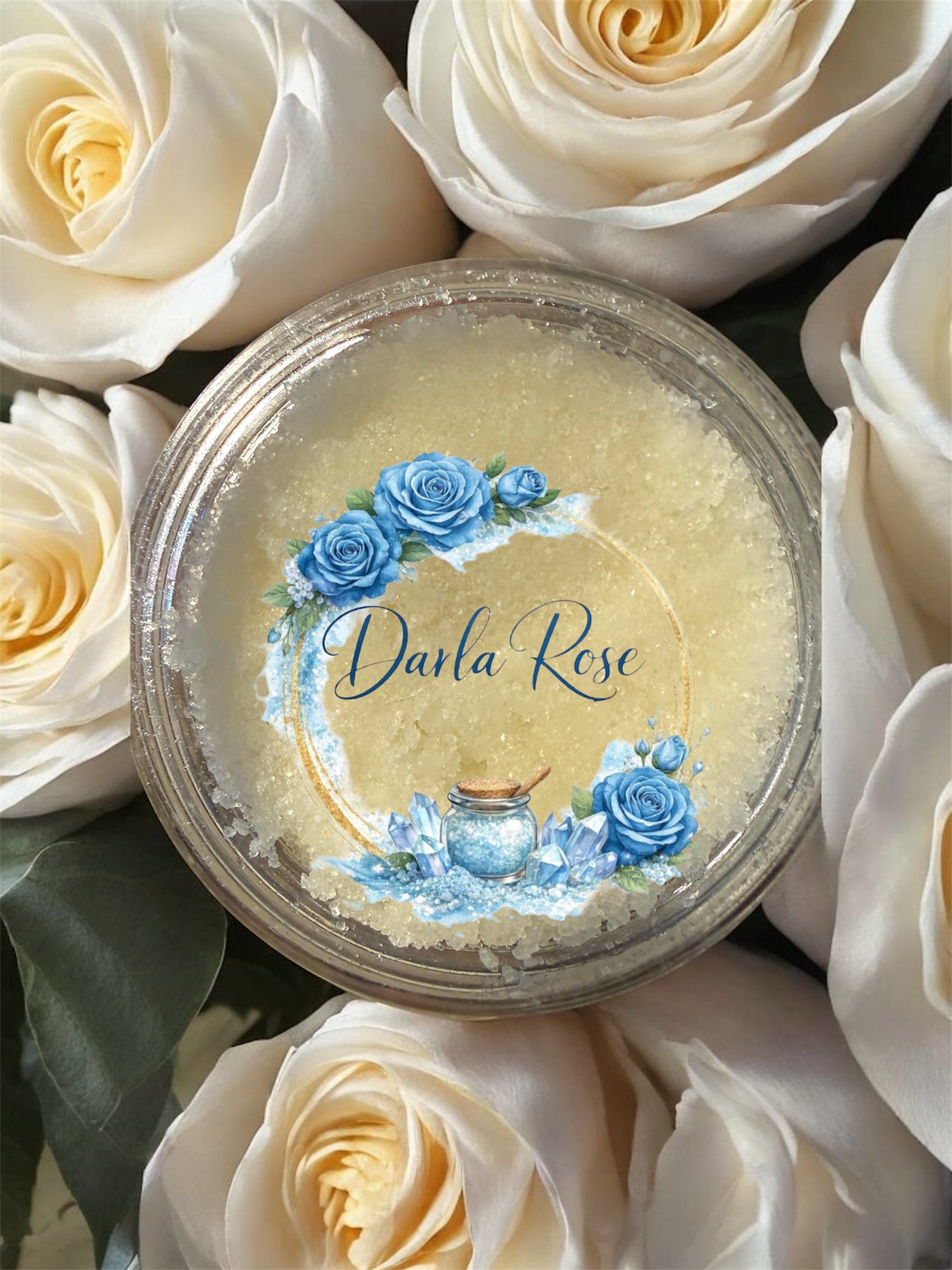 White Rose Beard Scrub