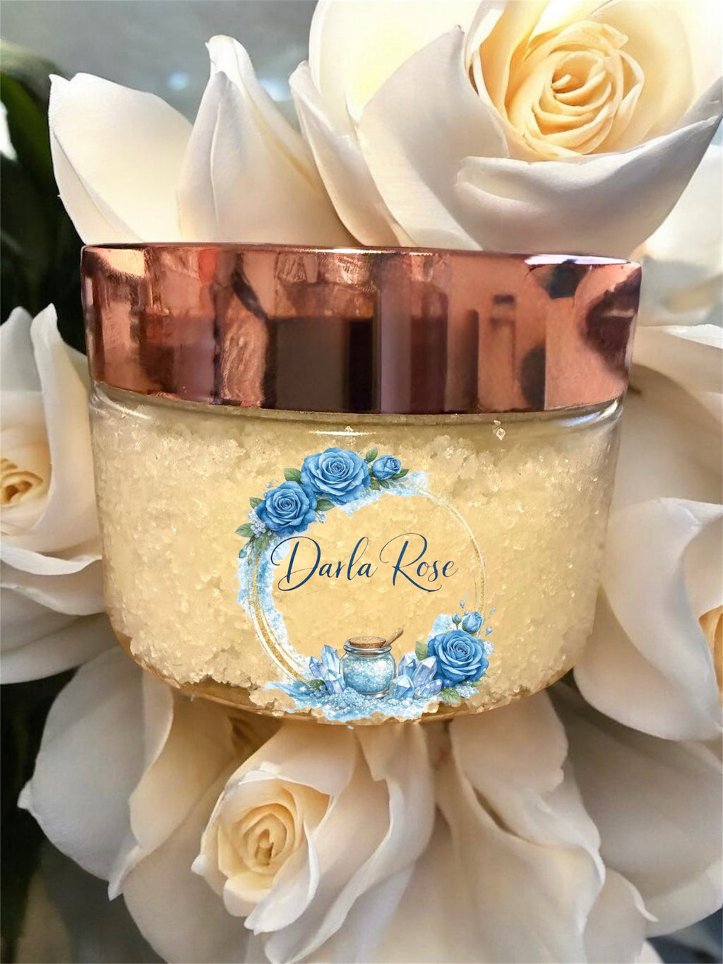 White Rose Beard Scrub